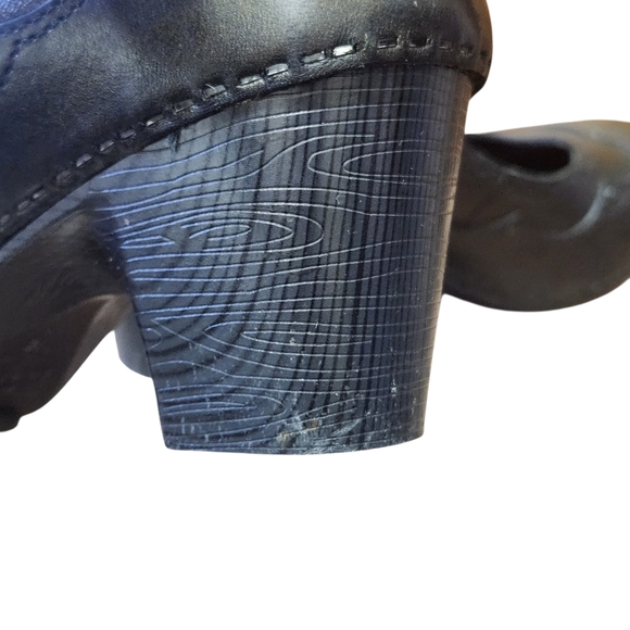 💐Dansko Nevin Mary Jane Pumps Leather Womens Size 41/ 10.5-11 Dark Pewter - Picture 16 of 16